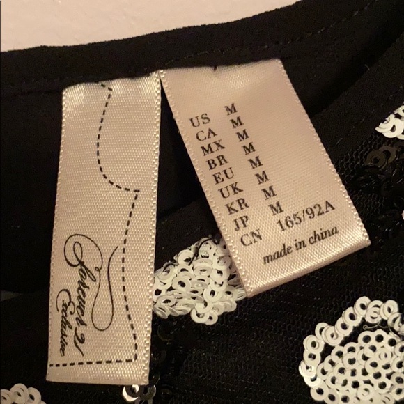 Forever 21 Sequin Top Size M - Picture 3 of 3